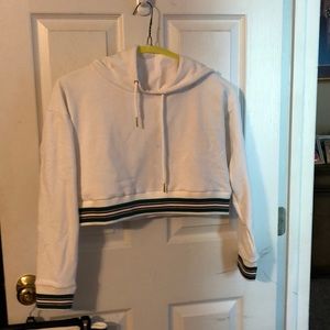 cropped sweatshirt